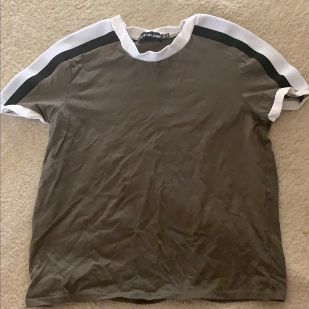 Khaki Green Tee - Never worn
